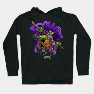 Teenage Mutant Ninja Turtle Donnie - Graffiti Cartoon Hoodie